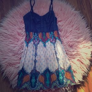 Paisley printed exhilaration dress!